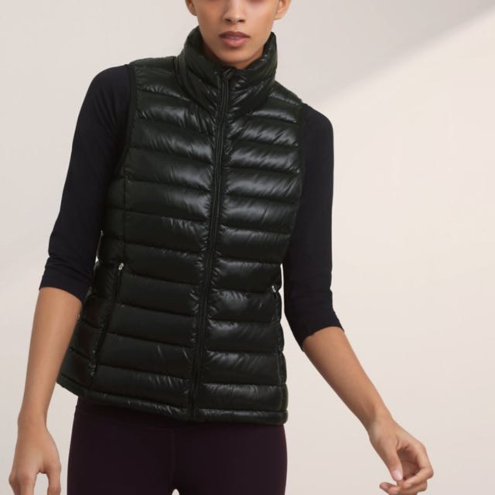 PARKLIFE Aritizia Down Black Slim Fit Puffer Vest